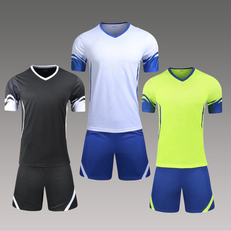 Double pocket football wear light edition short adult sleeve football suit custom blank Training Shirt